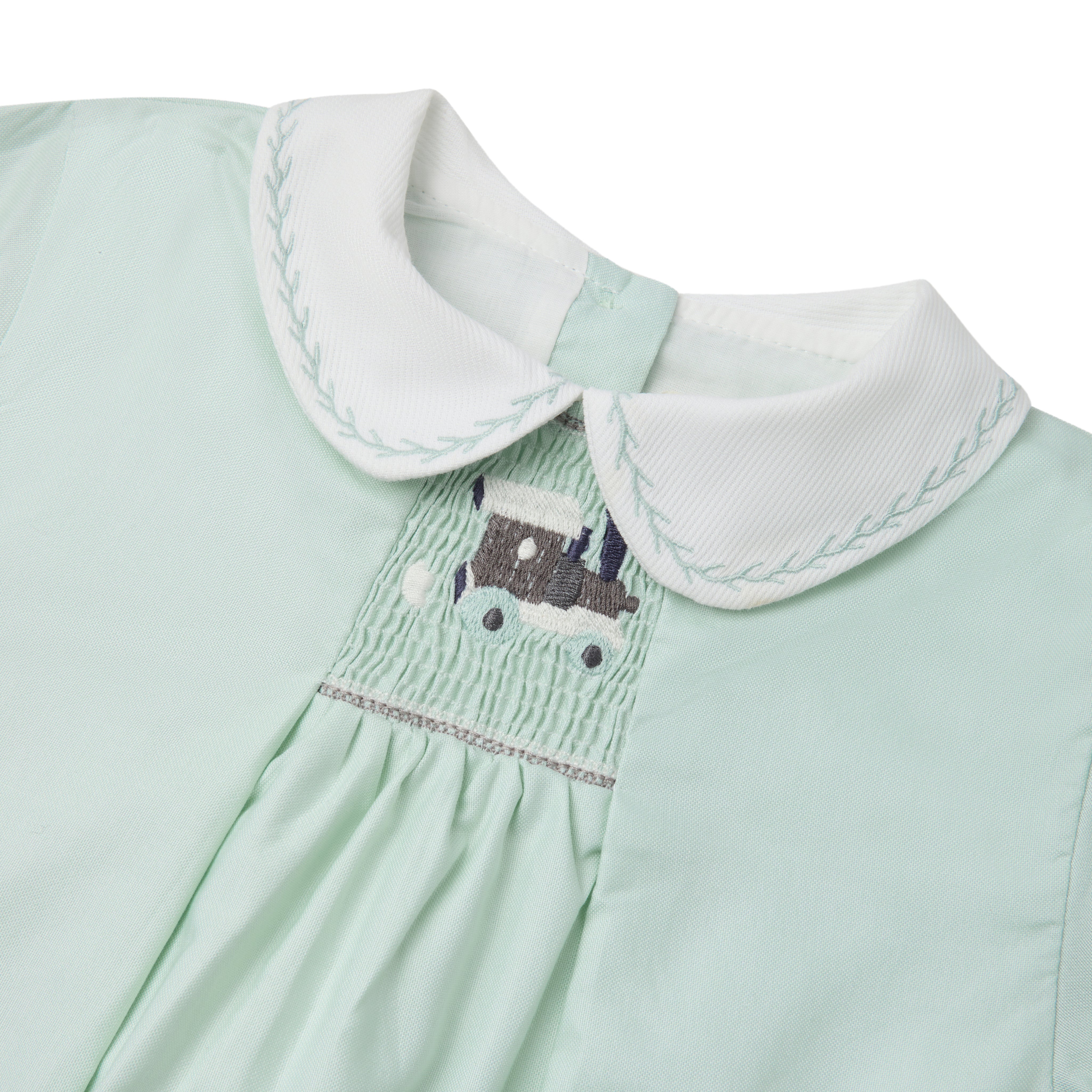 Willoughby Romper with Embroidery Detail