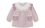 Margot Embroidered Blouse with Embroidery and Smocking