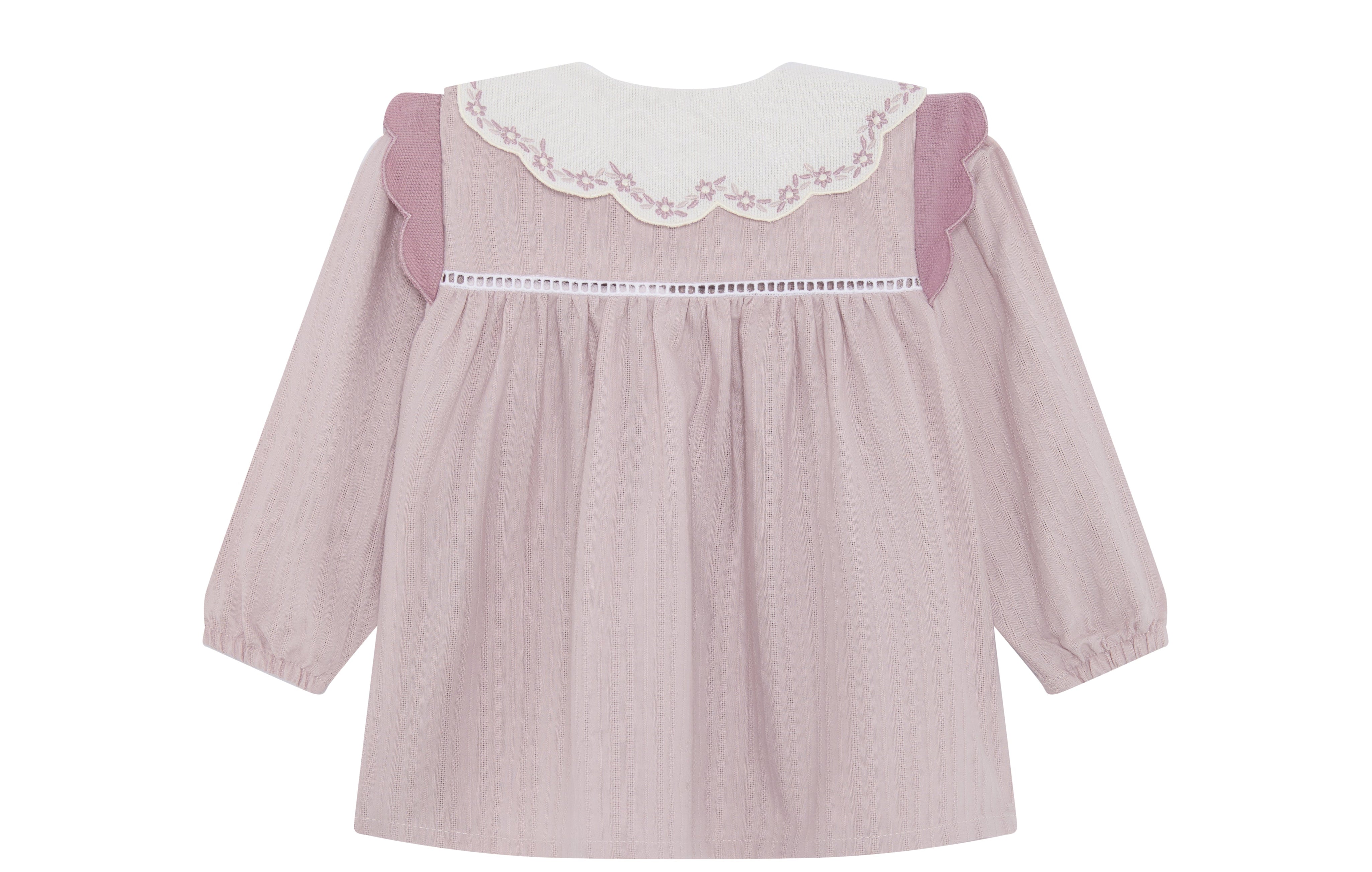 Margot Embroidered Blouse with Embroidery and Smocking